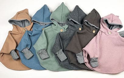 Wollwalk Poncho für Kinder im Angebot