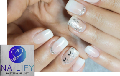 Nageldesign mit Designvorlage by Stephanie Jost, Eigentümerin des Nailify Nagelstudios in Trittau 